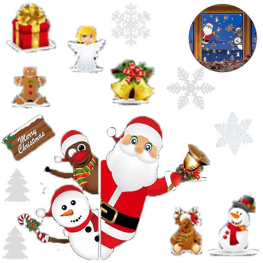 Christmas Window Clings Window Stickers For Christmas