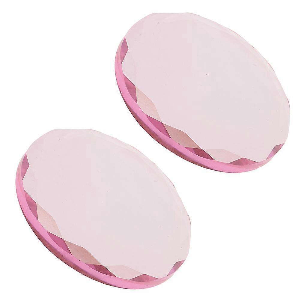 2x 2pcs Eyelashes Extensions Pallet - Pink