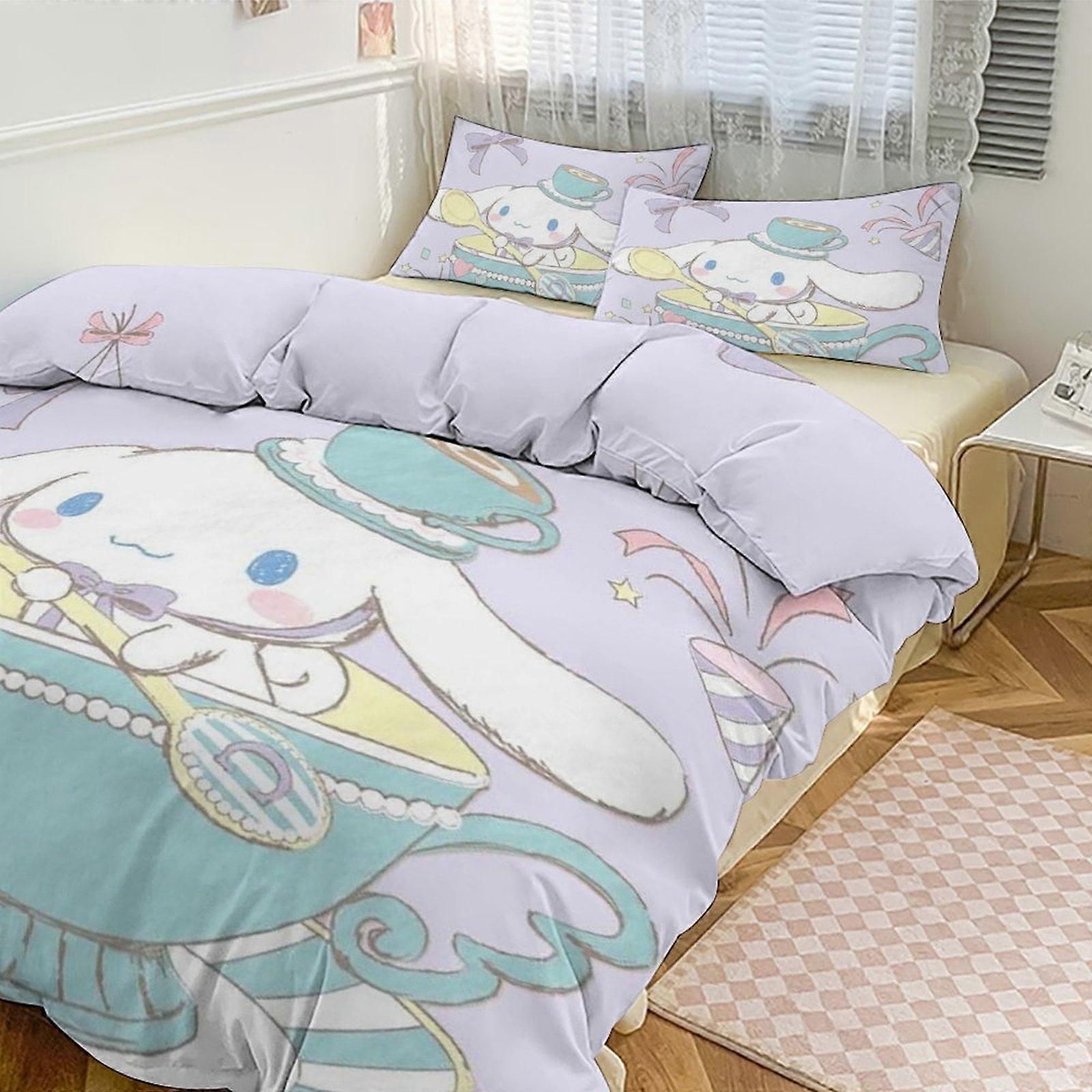 Cinnamoroll Cute Twin Size Bed Sets Bh579 Cinnamoroll Bedding Sets
