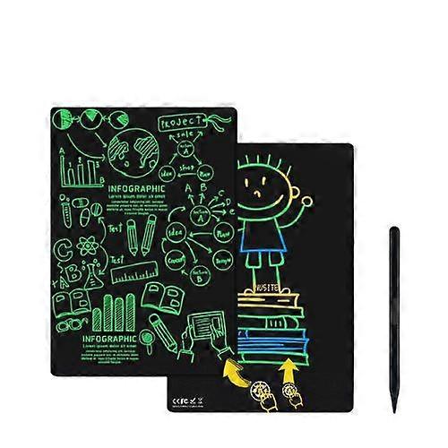 9.5Inch LCD Writing Tablet Double-Sided Drawing Table Electronic Graphic Board Reusable Handwriting Artist Pad For Kids & Adults