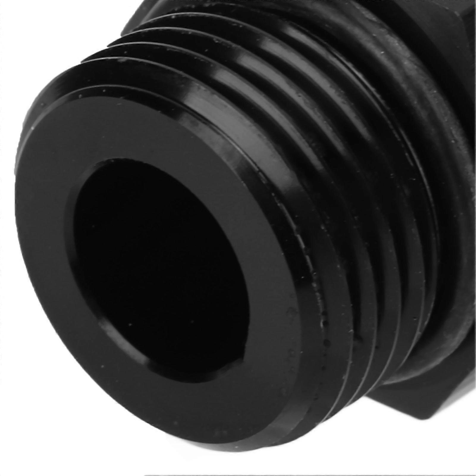Block Off Plug Fitting Adapter Male Hex Steel Universal 4000PSI Black for VehicleAN6