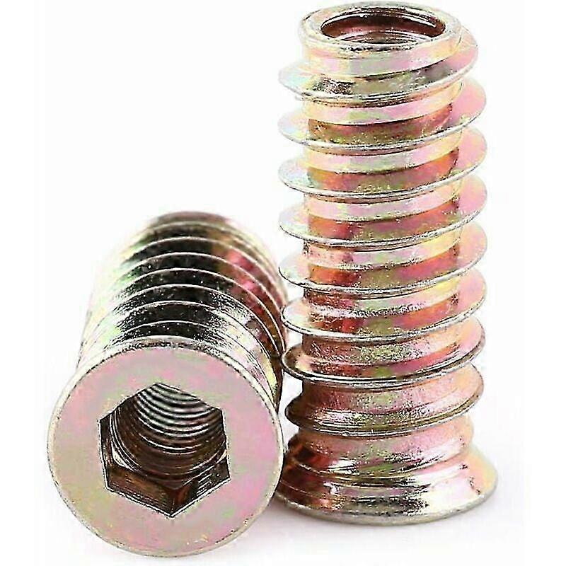 20pcs M6/M8/M10 Zinc Alloy Threaded Insert Nuts