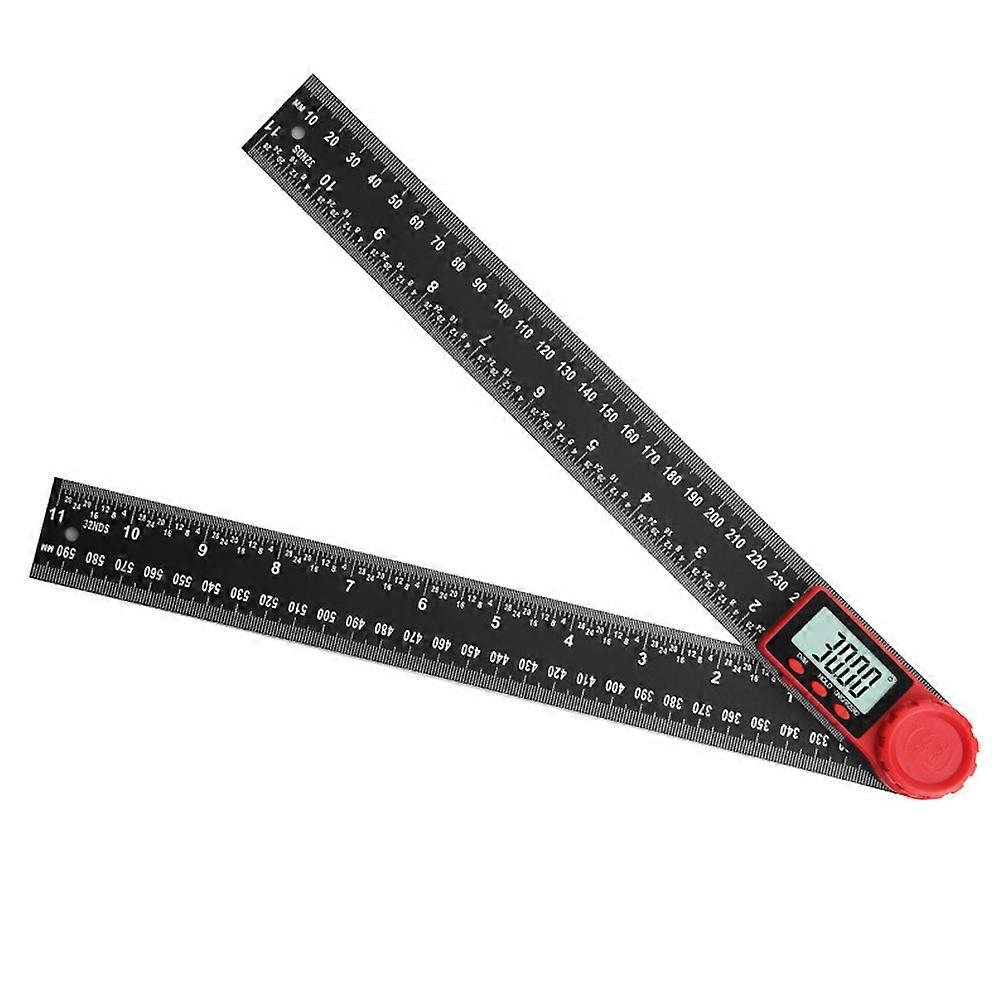 300mm Digital Angle Protractor Ruler, 2 in 1 Digital Protractor with LCD Display and Locking Function for Woodworking, Home, Crafts