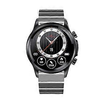 1.39-inch smart watch body temperature heart rate ECG multi-sport mode health smart bracelet sports watch silver bamboo strap