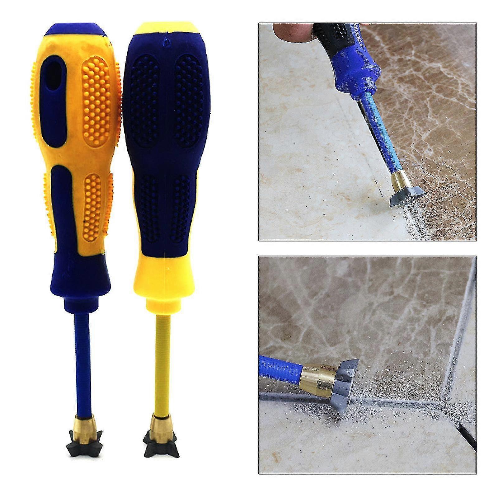 4 In 1 Grout Removal Tool Durable Tile Gap Cleaner Tile Joint Cleaning Brush