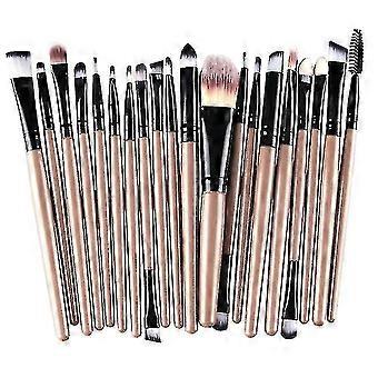 20 stuks make-up borstel set tools make-up toiletartikelen kit wol make-up borstel set Gd