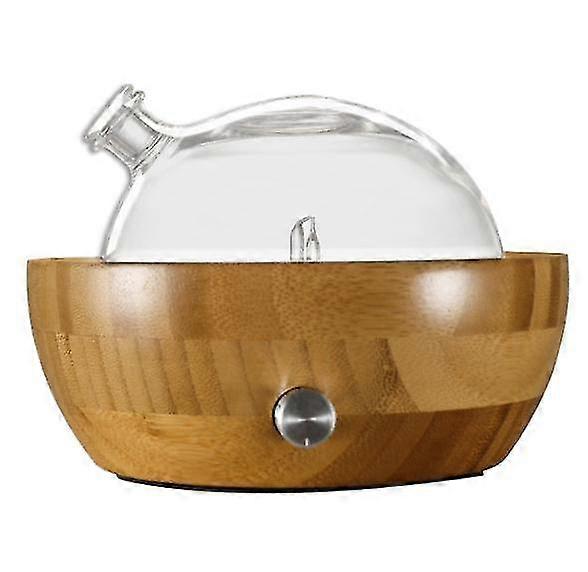 Bamboo Glass Oil Aroma Nebulizing Diffuser, Diffuser With Led No For Spa Hotel