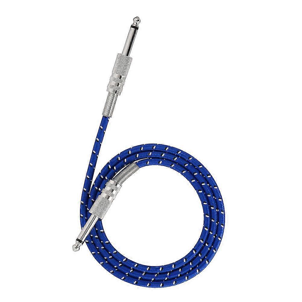 1m Male to Male 6.35mm Mono Guitar Cable for Electric Instruments