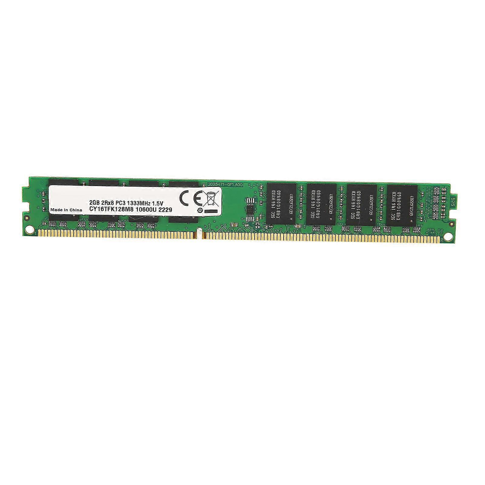2GB DDR3 RAM 1333MHz 240Pin Plug and Play High Reliability for Desktop Computer
