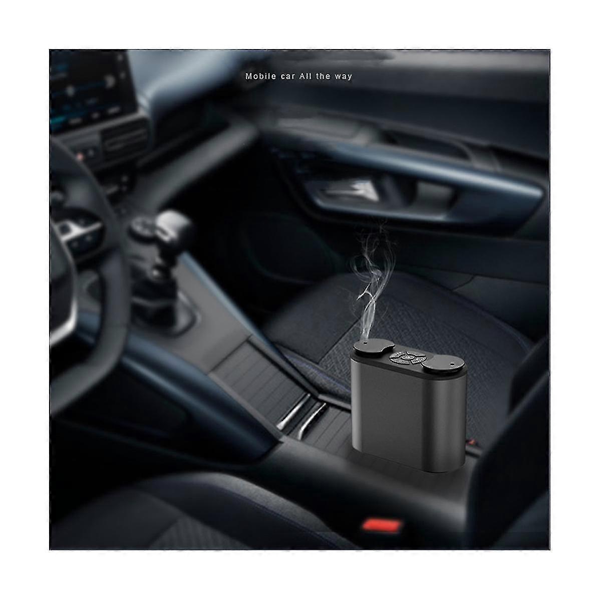 Waterless Diffuser Aromatherapy Essential Oil Diffuser Usb Aluminum Scent Nebulizer Diffuser Hotel Silver