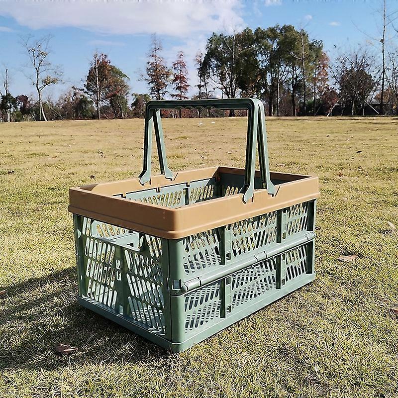 Hopfällbar picknickkorg