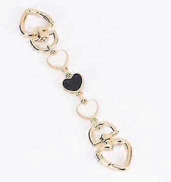 2pcs Bag Strap Extender, Heart Shape Chain Strap Extender Replacement Accessory For Crossbody Handbag