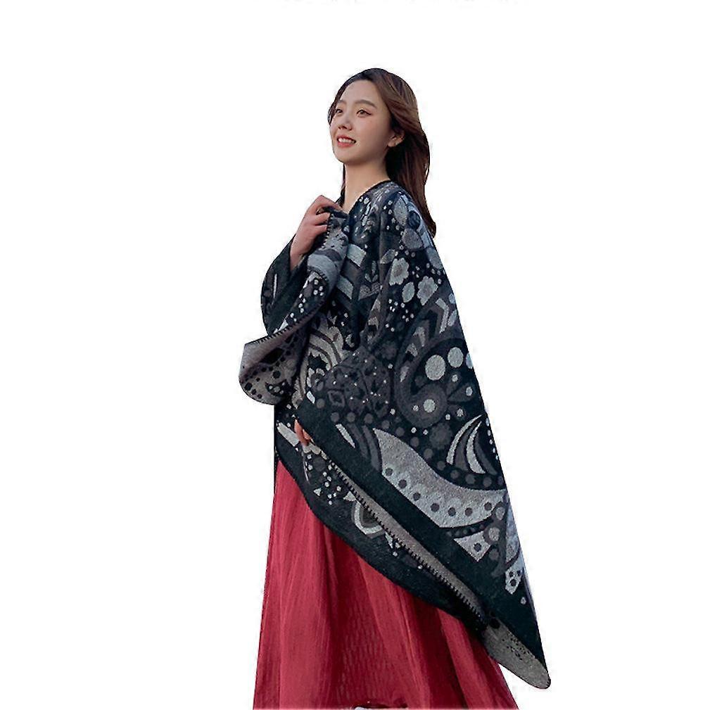 Spring Autumn Scarf Warm Ethnic Style Shawl Wrap Lady Blanket