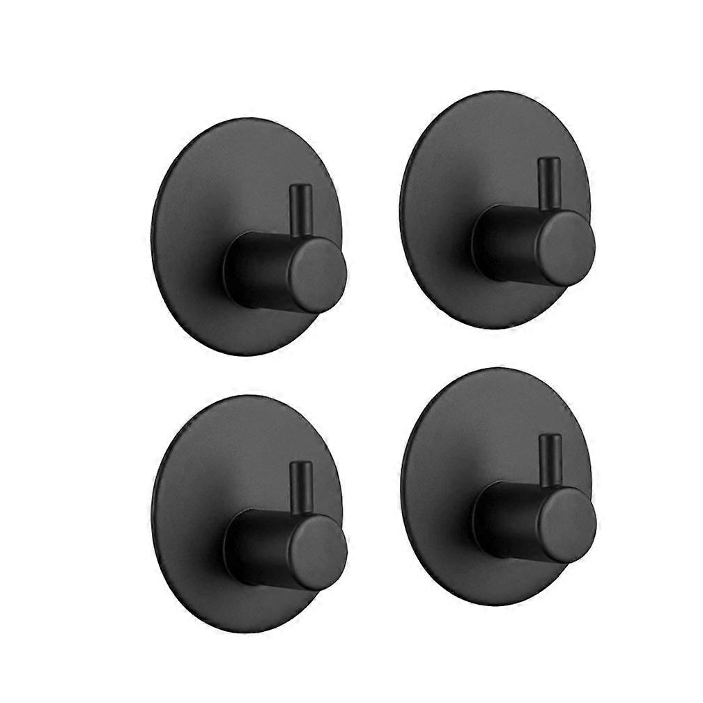 4pcs SUS304 Round Wall Hooks Fitting Room Clothes Storage Hangers