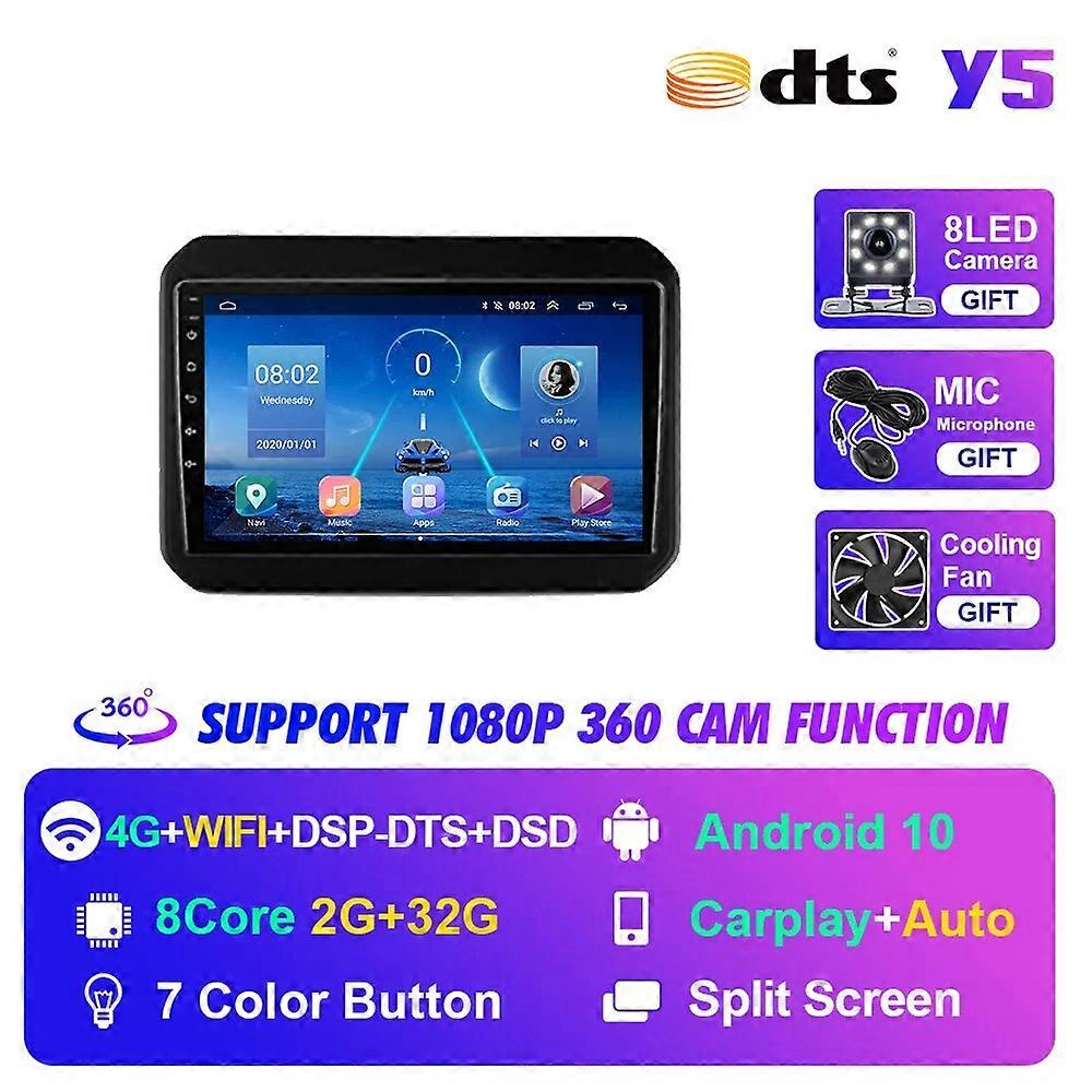 Redkid Autoradio for Suzuki Lgnis 2016-2020 2din Car Radio Stereo Multimedia Audio Stereo DVD Player