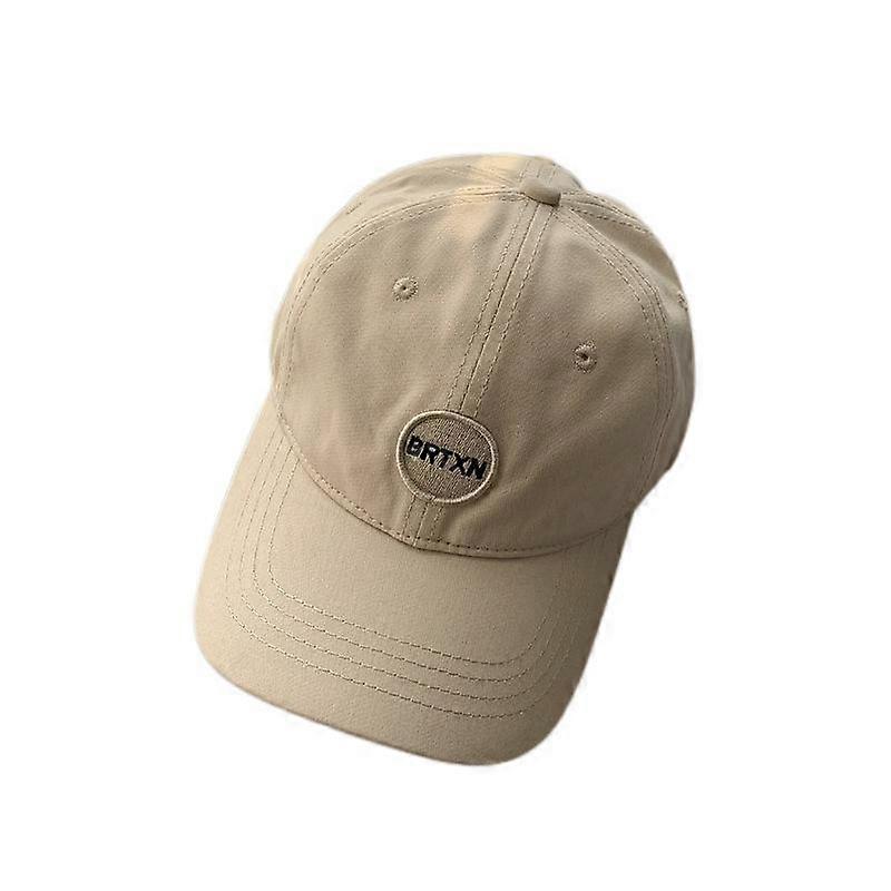 Buchstabe Softtop Basecap Cap Kappe Damen, All-Match, Small FaceKhaki