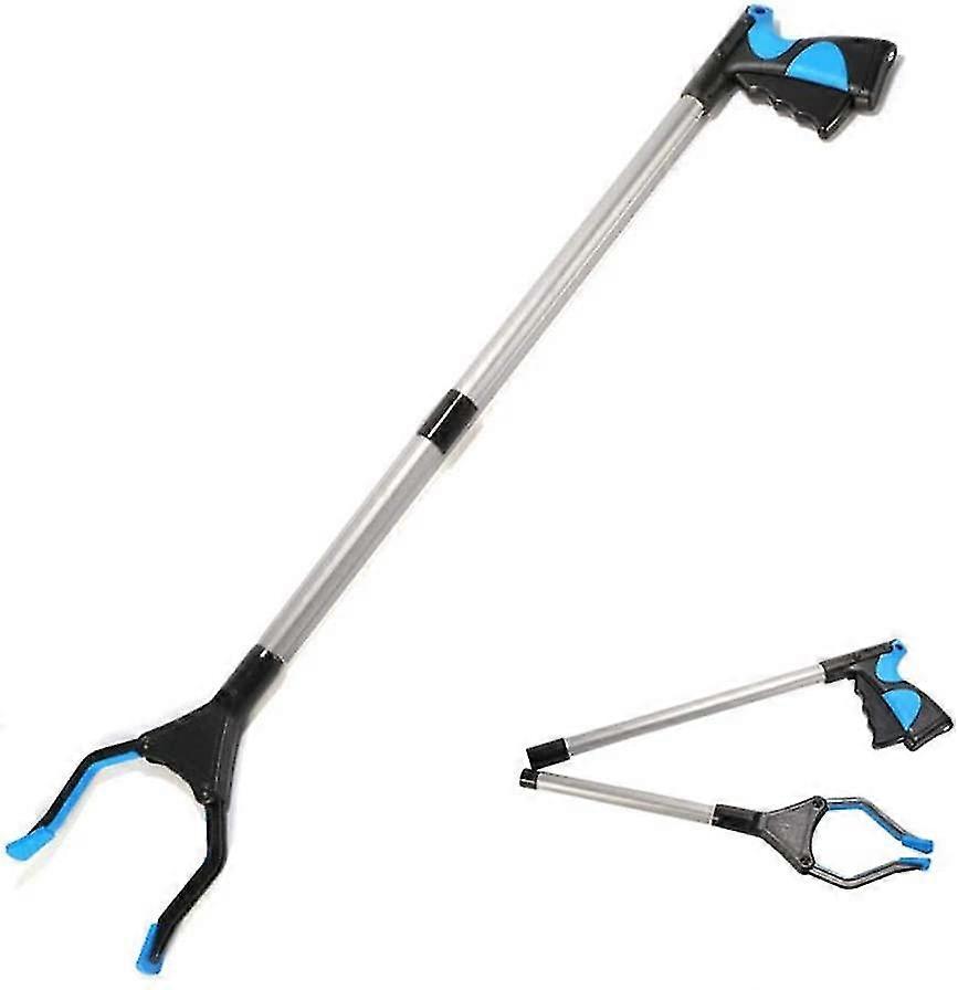 Litter Picker Grabber Reacher Foldable Pick Up Long Arm Reacher Picker Upper Grabber Reaching Assist Tool For Trash Pick Up Litter Picker