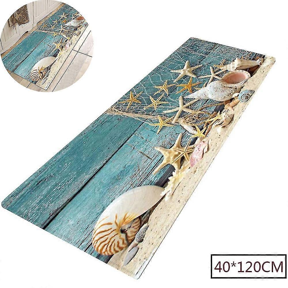 Ltcmfc 3d Printed Floor Runner Area Rug Thick Flannel Non-Slip Floor Mat Runner Washable Rug Runner 40 X 120 Cm