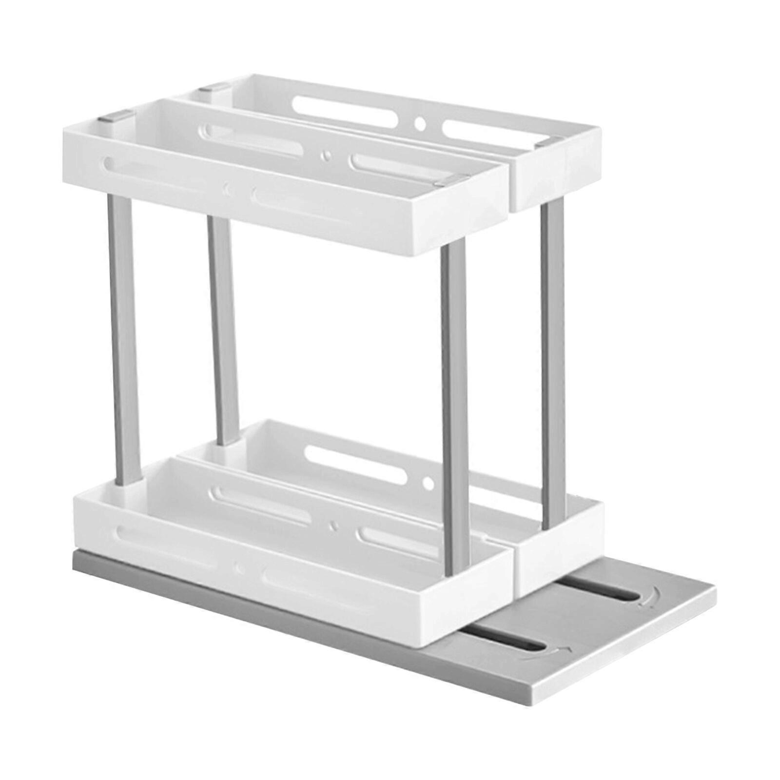 Multifunction Knife Holder Kitchen Storage Shelf Rack Creative Punch-free Rotatable Spice Racks