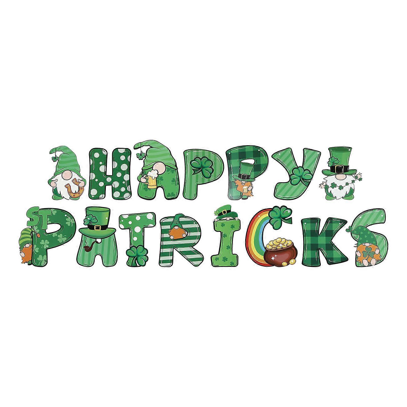 St. Patrick's Day Pulling Flag St. Patrick's Day Flag St. Patrick's Day Banner