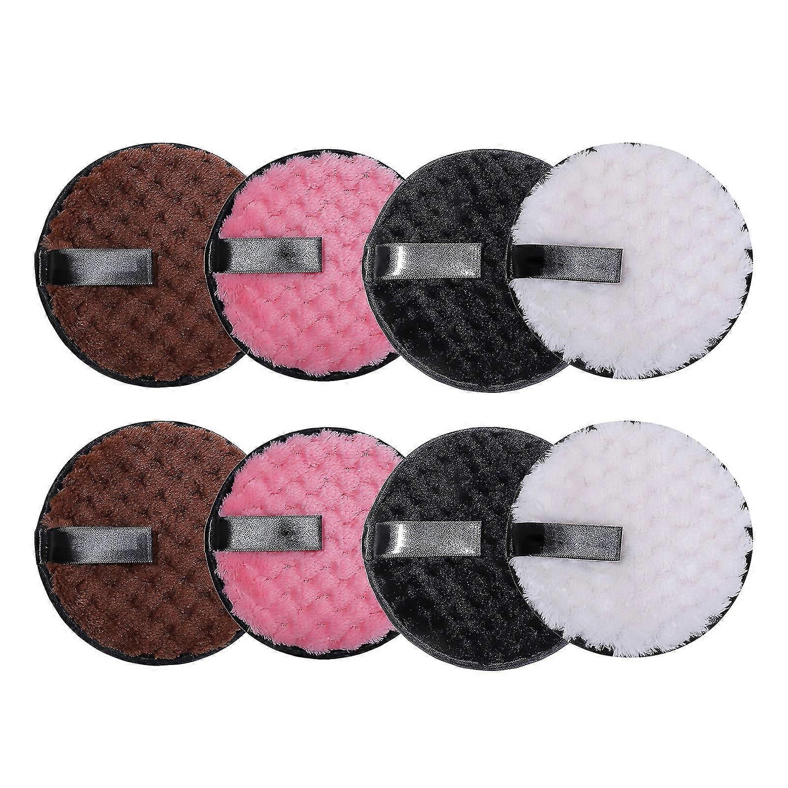 8pcs Double Sided Face Cleaning Makeup Remover Pad Skin Care Reusable