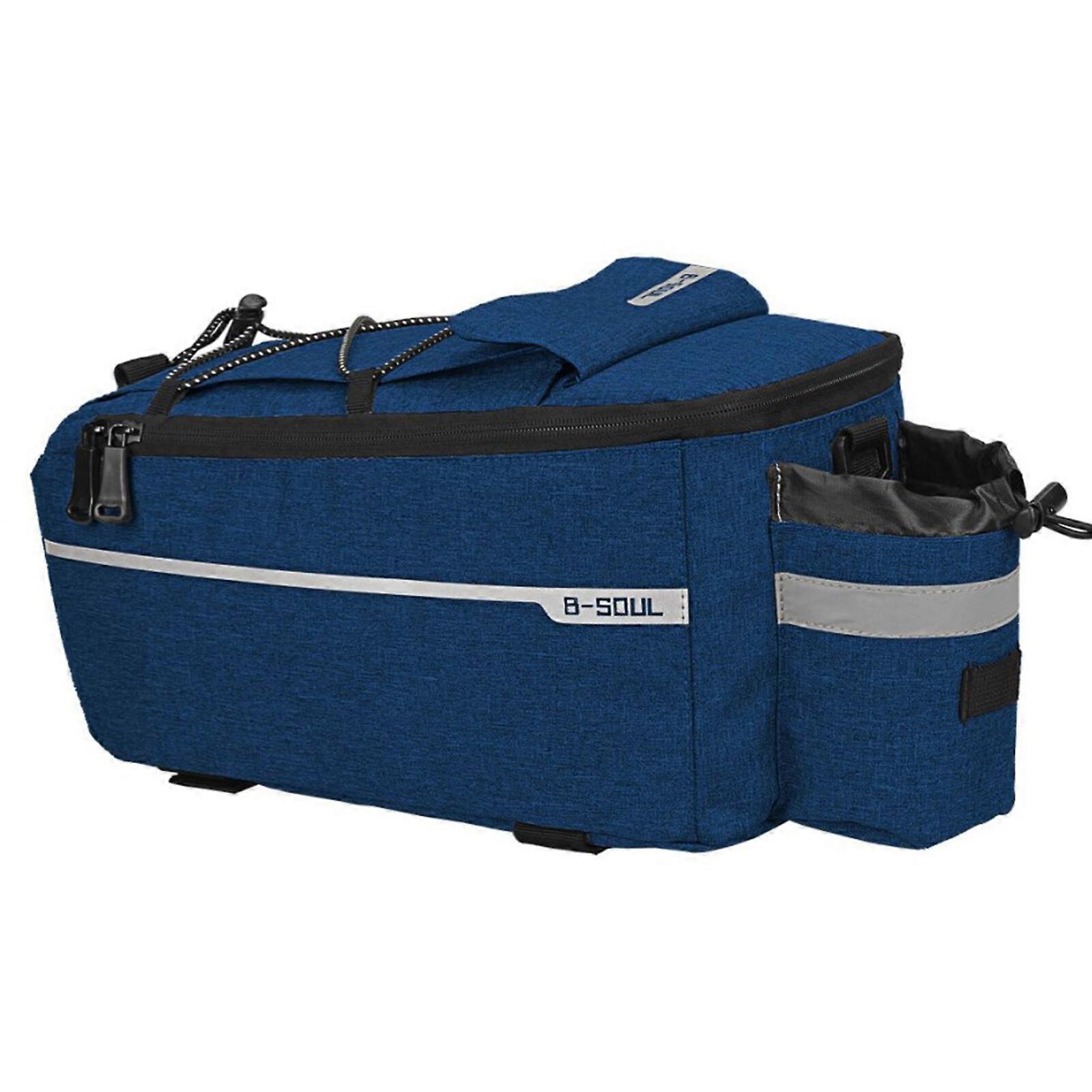 New Bike Handlebar Bag,Large Bicycle Front Storage Pouch Bag with Shoulder Strap