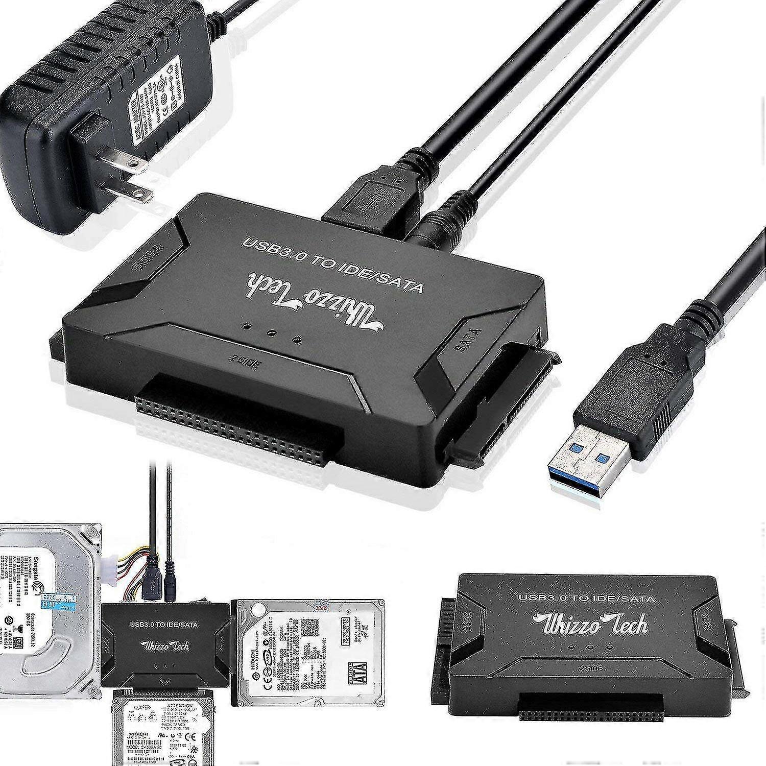 USB 3.0 إلى Ide / SATA محول محول كيت ل 2.5 "/ 3.5" ساتا / آي دي / SSD القرص الصلب