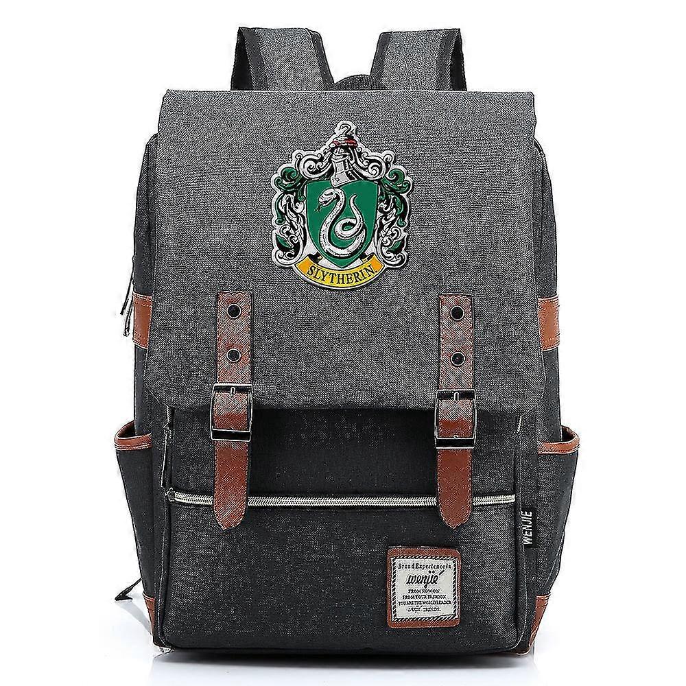 kouzelná škola kouzelníci USB nabíjecí batohy bradavic čtyři dům design, ideální pro studenty cestovní notebook lapbagstop