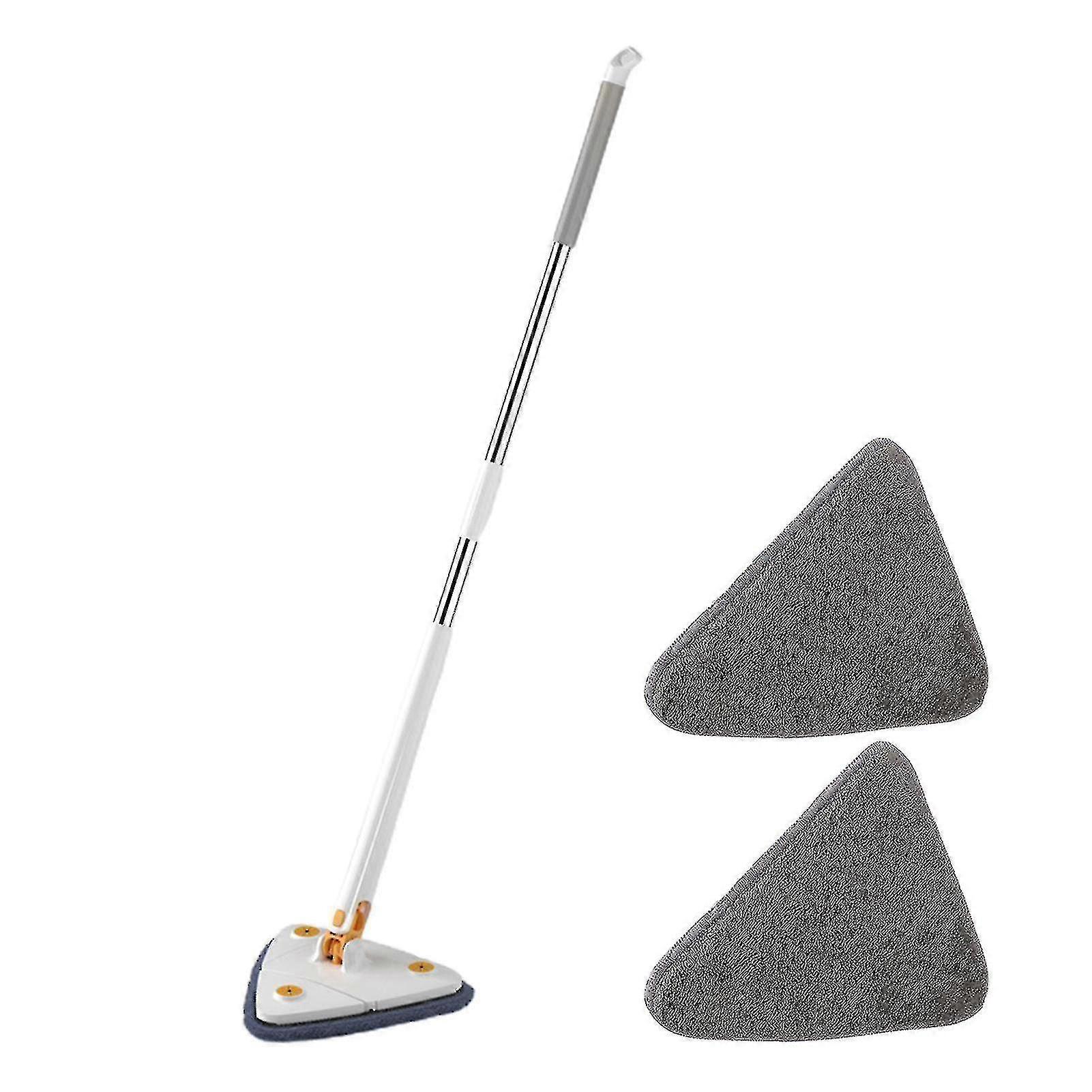 360 Rotatif Réglable Nettoyage Mop Humide & Sec Double Usage Triangle Gratuit Lavage à la Main