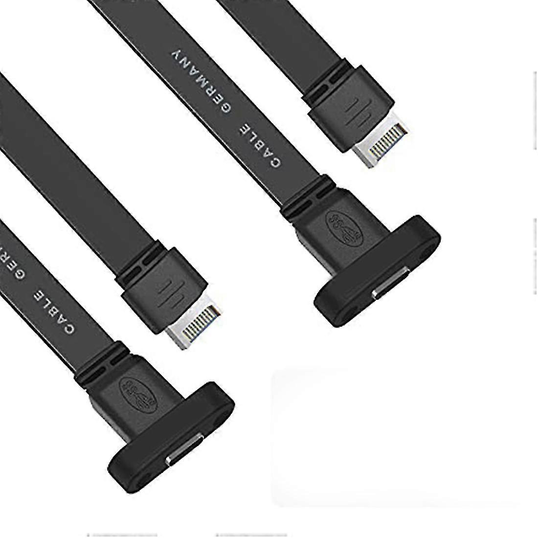 Usb 3.1 Panel Er Extens Cable(2-pack), Type E To Type C Fe Cable,n2 10gbps