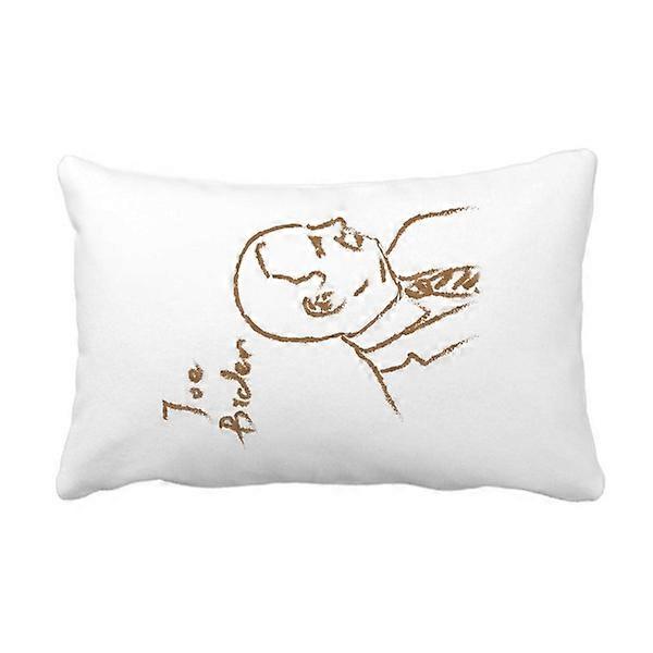 Joe Biden Sketch Throw Pillow