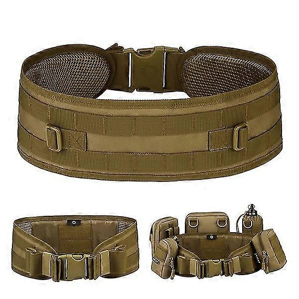 Cinto Tático Molle do Exército Cinto Acolchoado Cs Equipamento Multiuso Cinto de Combate Airsoft Cintos Largos