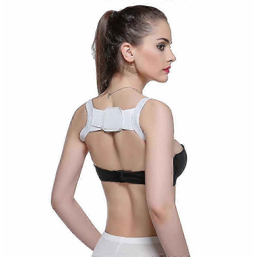 Upper Back Support Belt,MediumCopper Compression Posture Corrector, Adjustable Upper Back Brace Posture Corrector Breathable Shoulder Back Straightene