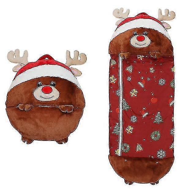 sleeping animal bags warm sack soft pillow foldable kick-proof