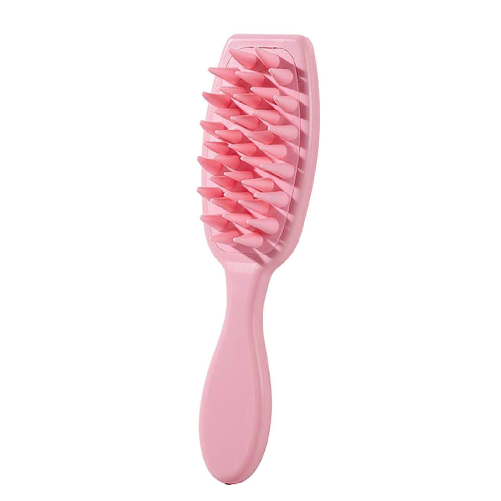 Scalp Massager Shampoo Brush Scalp Exfoliator for Dandruff Silicone Hair Scrubber for Women Men Non-slip Long Handle Hair Shower Comb Brush