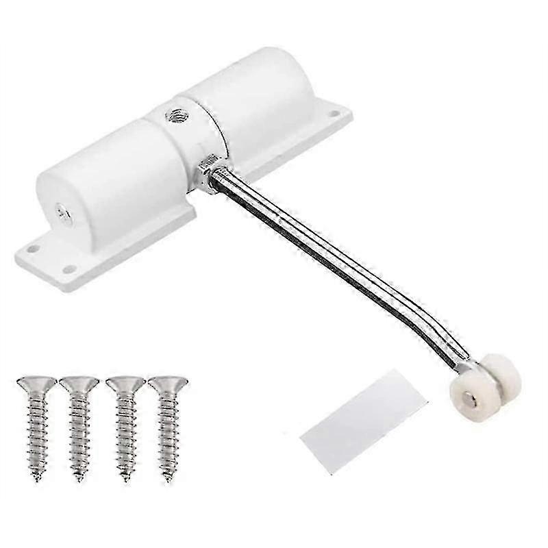 Zinc Alloy Automatic Door Closer Adjustable 30 Kg Closing Force