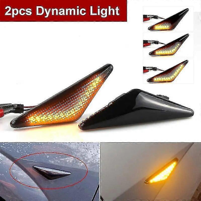 Flowing Side Repeater Light Led Dynamic Side Marker Turn Signal Lights Indicator Blinker Lamp For Ford Mondeo 3 Mk3 Focus 1 Mk1