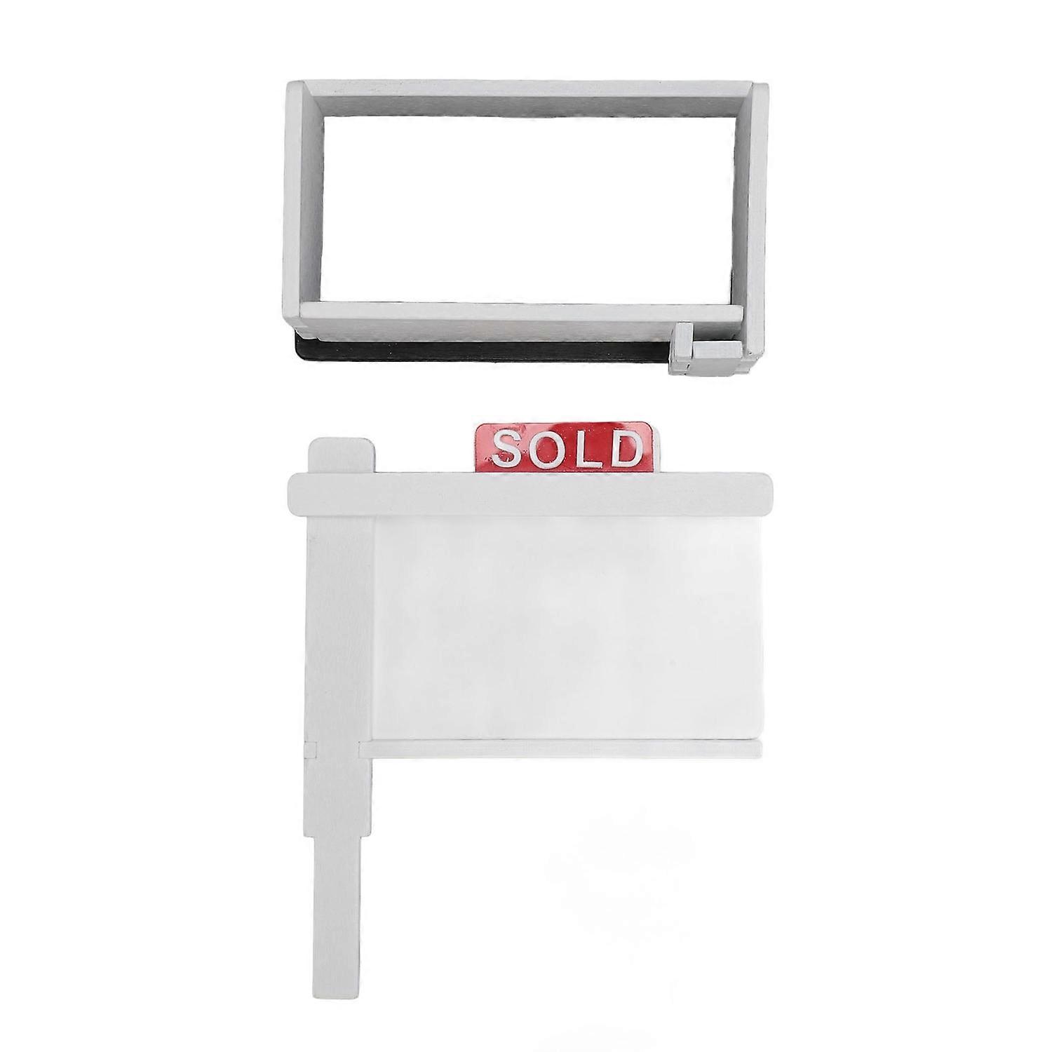 Business Card Holder Display White Wooden Desktop Name Card Stand Large Capacity Business Card Organ