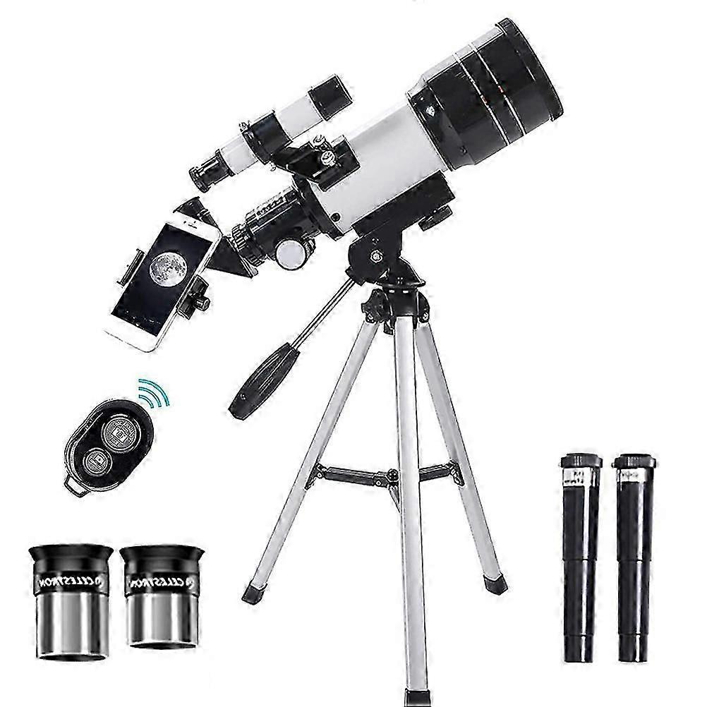 Astronomy Telescopes for Kids Adults Professional Astronomical Refracting Telescope with Tripod and Wireless Remote