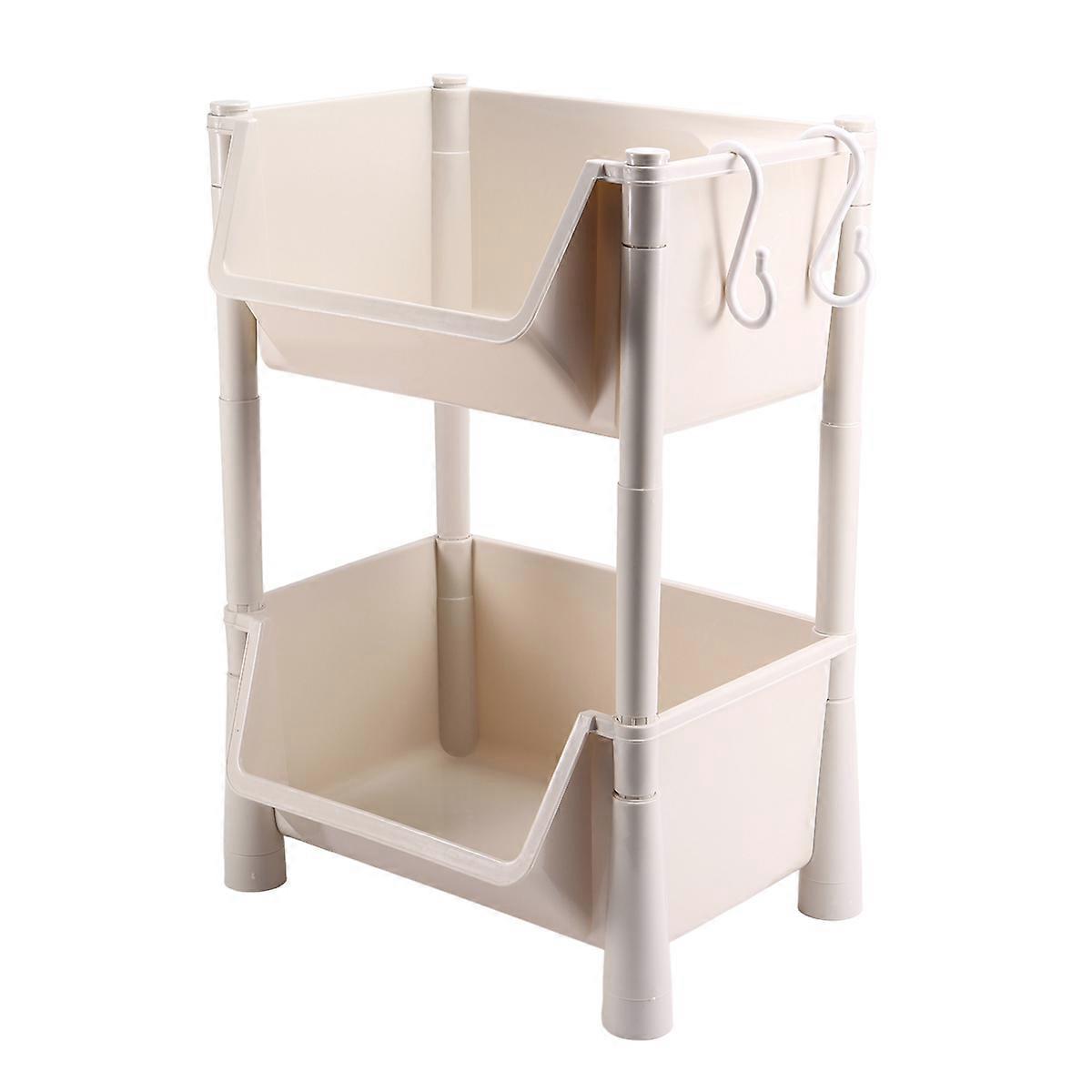 Bookshelf Shelf Children'S Toy Storage Rack Multi-Layer Household Shelf,Open