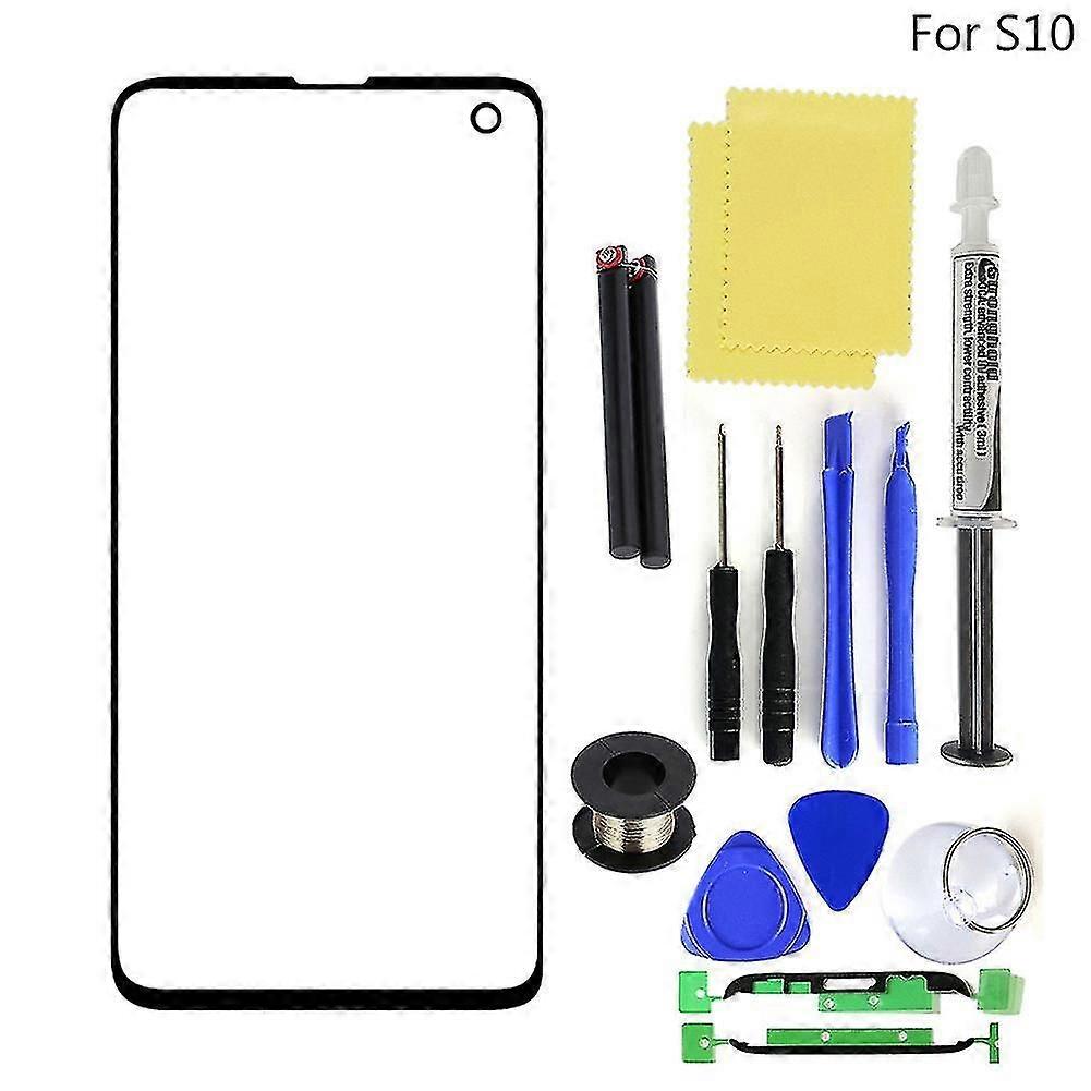 Outer Front Glass Lens Screen Replacement Kit for Samsung Galaxy S8 S9 S10 Plus