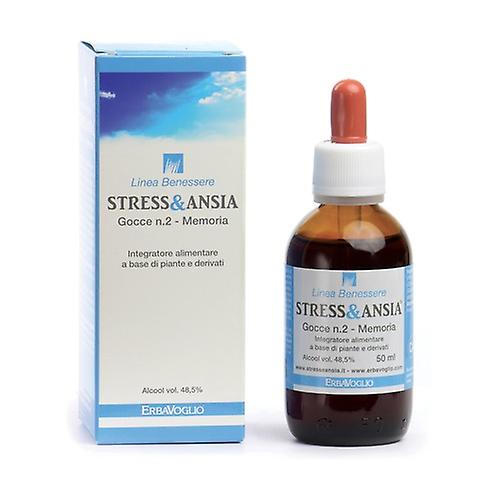 Stress & Anxiety - Drops N ° 2 - Memory 50 ml