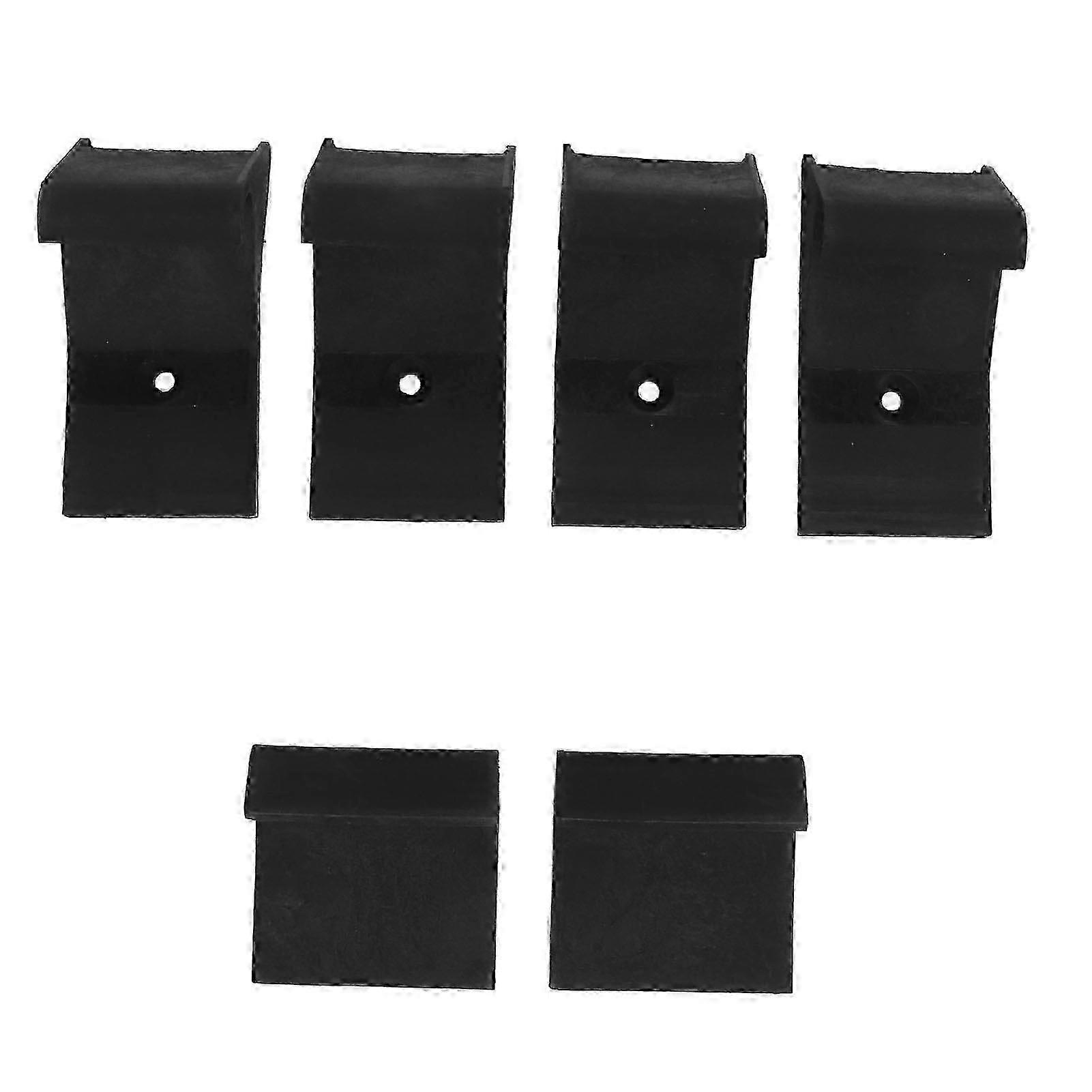 10PCS Trailer Mirror Adapter Kit Black Tow Mirror Adapter Set for Wrangler JL 2018 to 2023