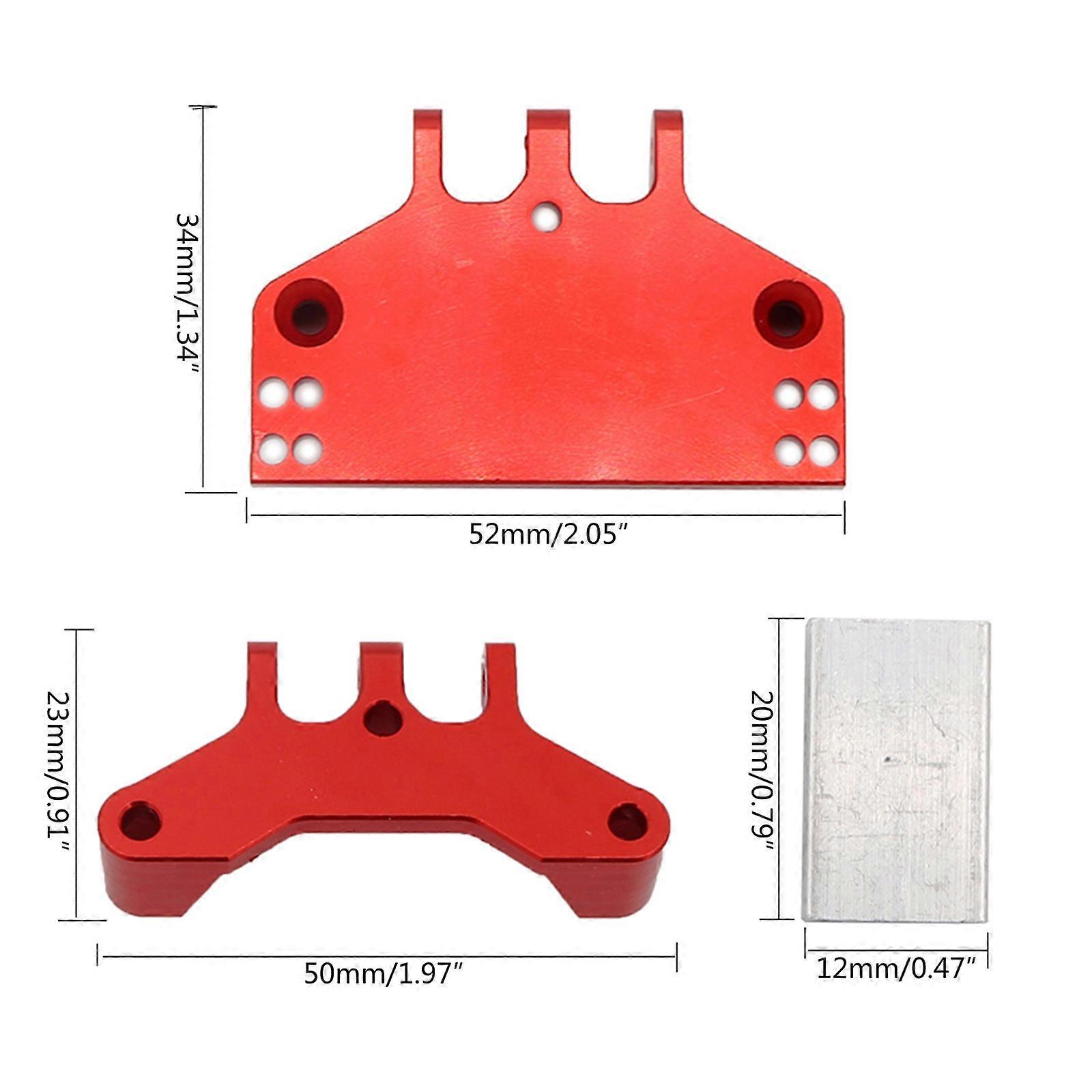 RC Front Rear Steering Servos Cover Mount Easy Assembly Device of MN86 MN86S MN86K MN86KS 1:12 Remote Control Toy  Titanium color