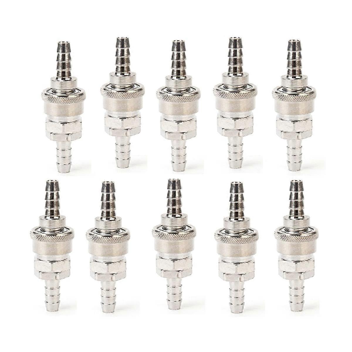10set +PH-20 Set 8mm Inner Diameter Pneumatic Plastic Steel Matte C-Type Self-Locking Quick Connectors