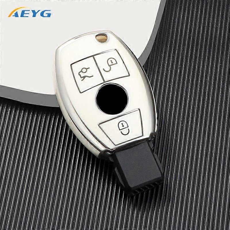 TPU Car Remote Key Case Cover For Mercedes Benz CLA GLC GLA GLK W203 W210 W211 W204 W176 A B C R Class AMG Accessories