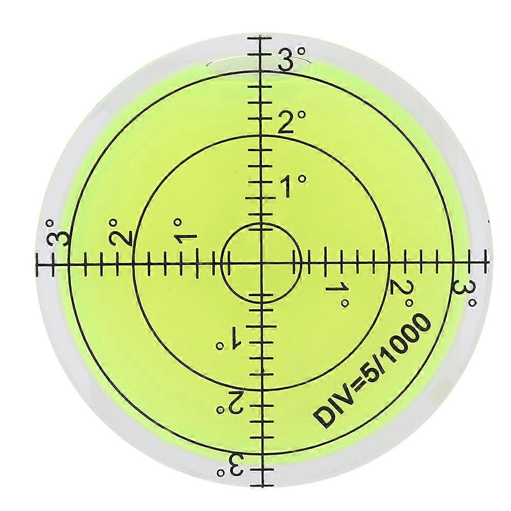 60mm Diameter Measuring Tool Round Level Bubble with Scale for Camera Platform Balance