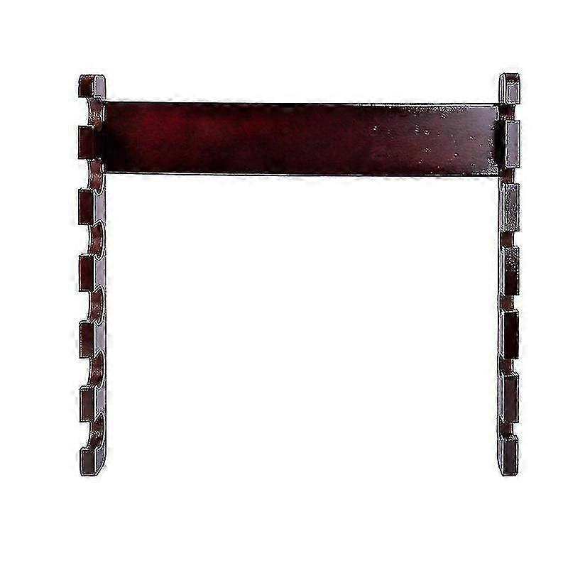 6 Billard-Queue-Rack, moderner Pool-Stick-Halter, wandmontierter horizontaler Holz-Angelrutenhalter