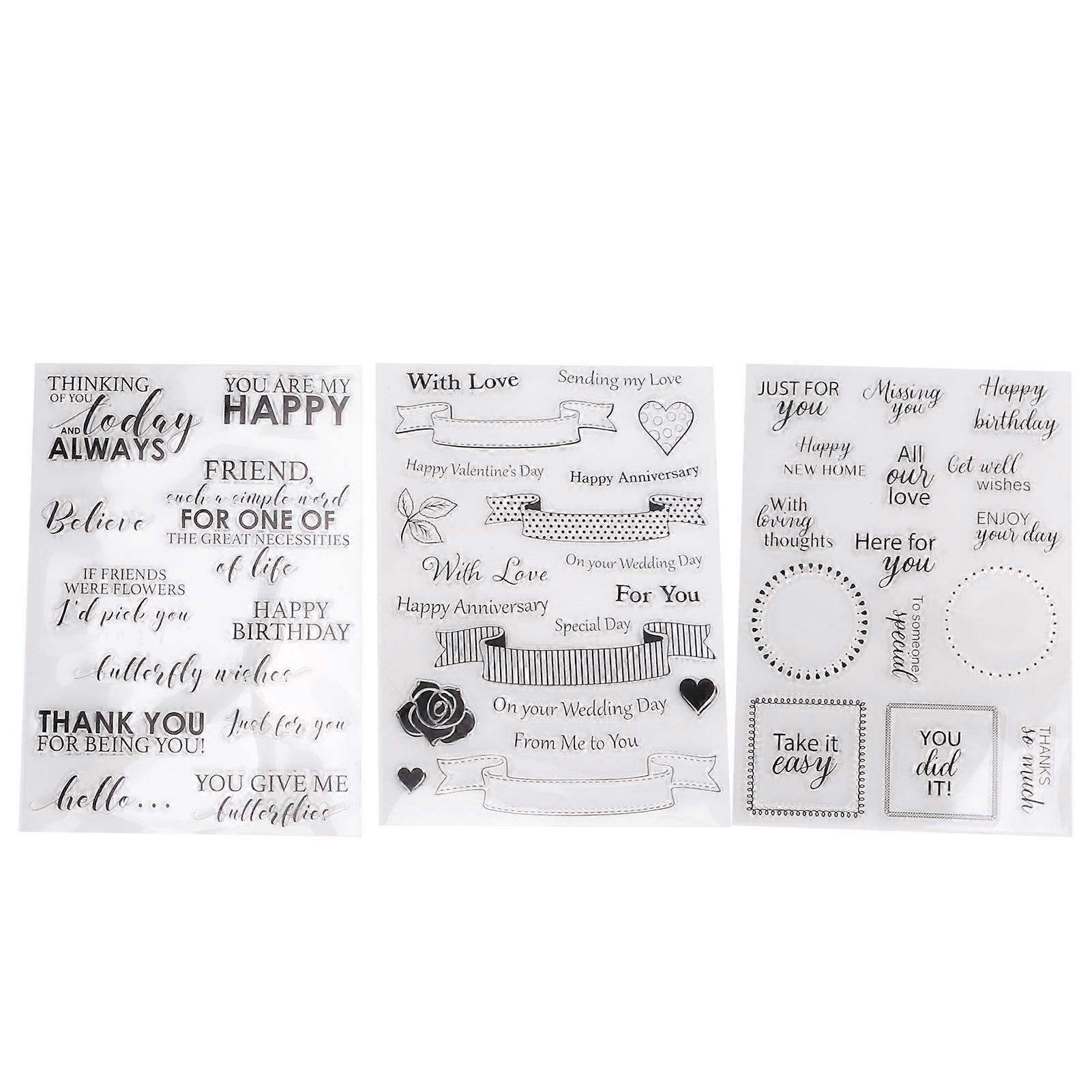 clear stamps, clear printing, reusable, card making