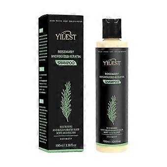 Organic Rosemary Hair Growth Shampoo, Rosemary Hydrolyzed Keratin Shampoo,Natural Thickening & Strengthening Shampoo, Nourishes Hair Soft and Fluffy